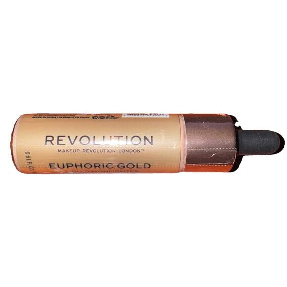Revolution London Euphoric Rose Gold Liquid Highlighter 0.61 fl oz NEW Sealed - Picture 1 of 3